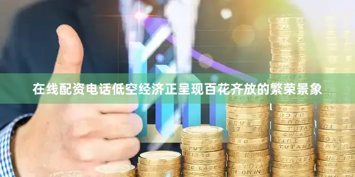 在线配资电话低空经济正呈现百花齐放的繁荣景象