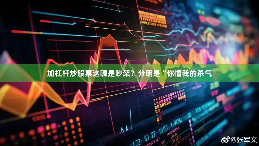 加杠杆炒股票这哪是吵架？分明是“你懂我的杀气